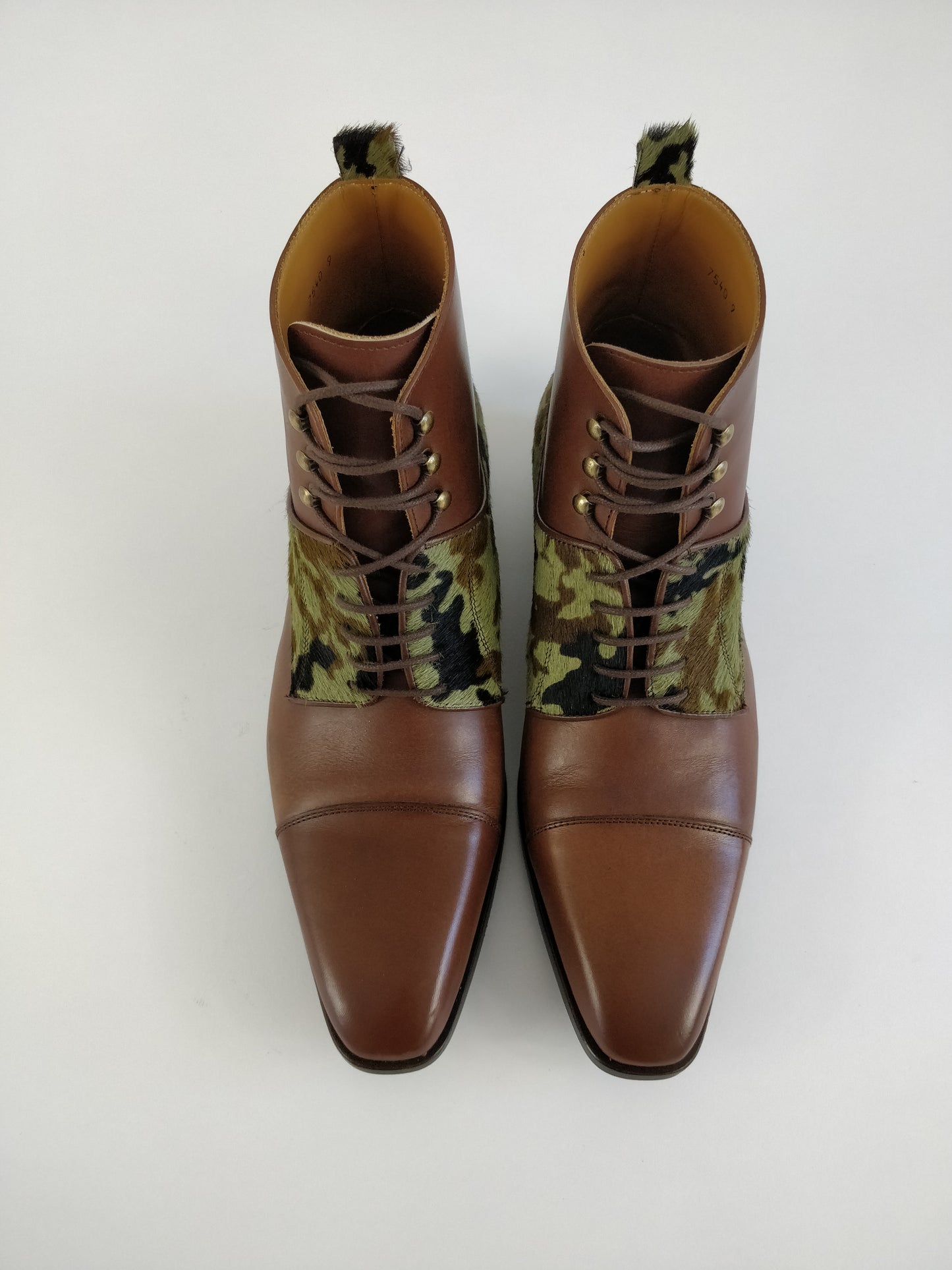 MEN HANDMADE Classic BOOTS Genuine Leather,Men's Dress Boots,Ankle Boots,Brown Boots,Camouflage Boots,Crafted in Spain,Design in Uk