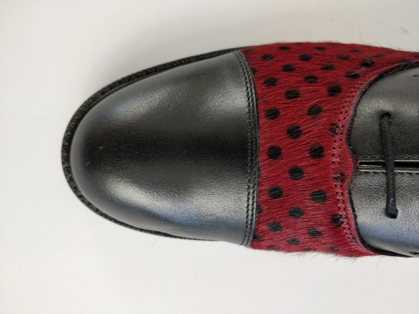 OXFORD LEATHER SHOES women/Italian Handmade Oxford shoes/Flat shoes Italian Genuine Leather/pony leather/Made In Italy/Black shoes,Red shoes