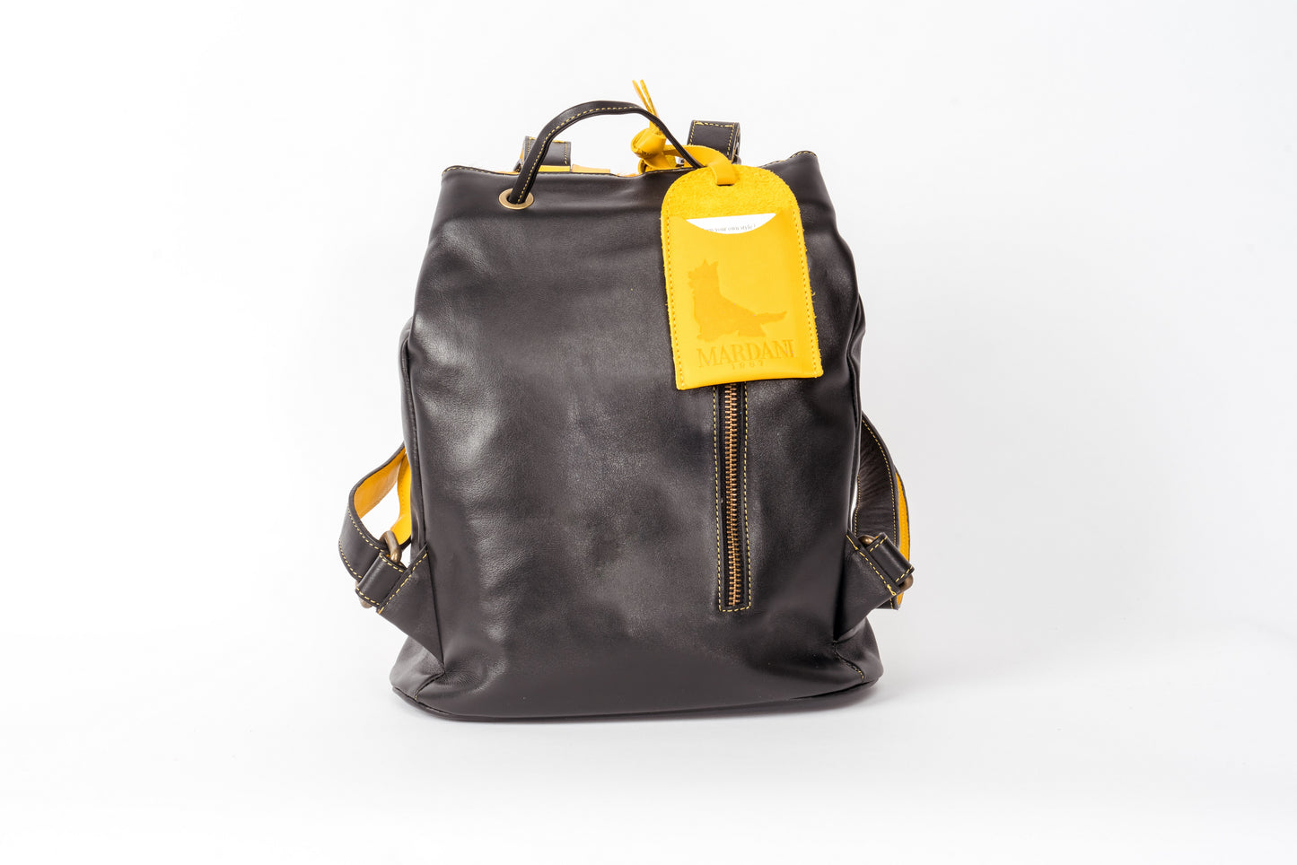 HARMONY BACKPACK CLAYBLUE, High Quality Italian Handmade Leather Backpack